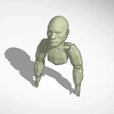 Mô hình Rockilla 3D - Sự kết hợp độc đáo giữa The Rock và Gorilla