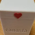 Khay/holder 2 bộ bài Canasta (Canasta Dual Playing card holder) - Thumbnail 3