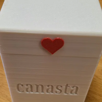 Khay/holder 2 bộ bài Canasta (Canasta Dual Playing card holder)