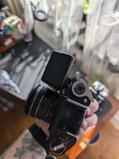 Giá gắn flash cho Ihagee Exa 1C (Flash mount) - Image 1