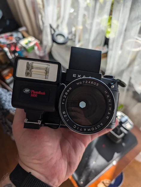 Giá gắn flash cho Ihagee Exa 1C (Flash mount) - Image 2