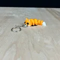 Móc khóa chú cáo Fox V2 linh hoạt - Mô hình in 3D siêu đáng yêu - Thumbnail 1