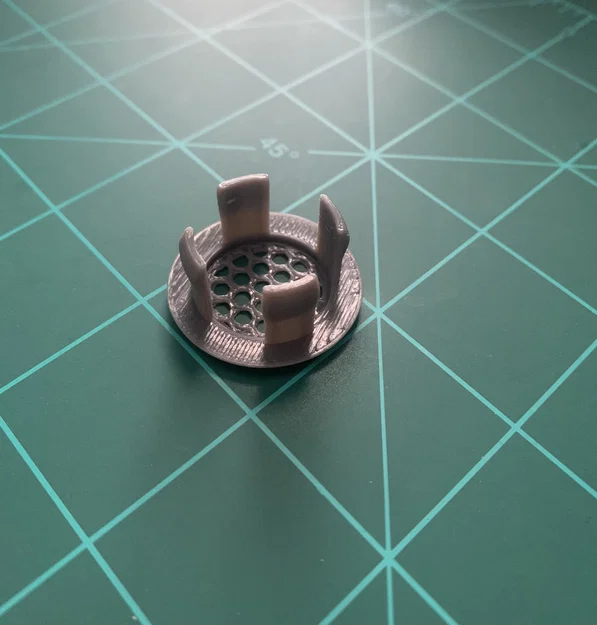 Nắp đậy lỗ thoát tràn bồn rửa mặt in 3D thẩm mỹ, tiện dụng - Image 2