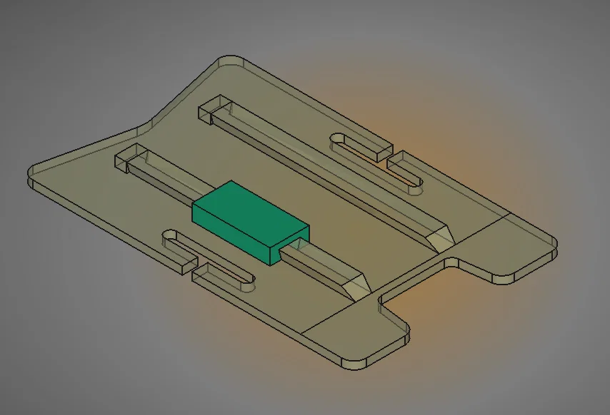 Ví đựng thẻ tín dụng kèm rail gắn gadget - Image 2