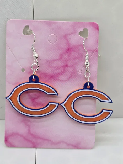 Bông tai Chicago Bears - Image 2