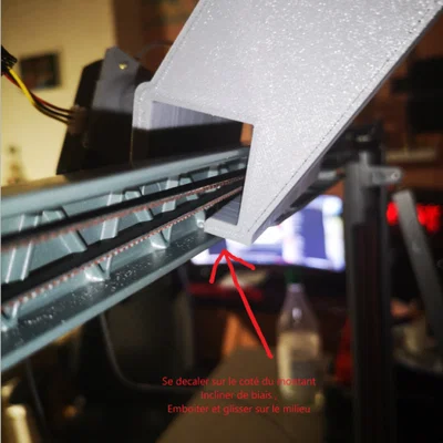 Ender 3V3 Plus: Giá đỡ cuộn filament + giá đỡ webcam
