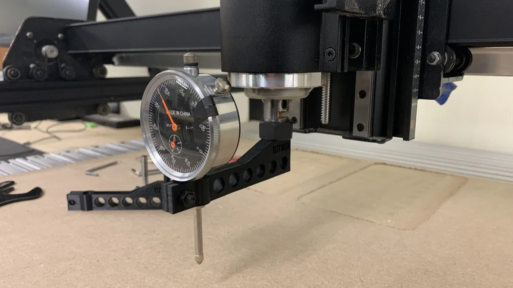 Ngàm tramming đồng hồ so cho CNC X-Carve collet 1/4" - Image 4