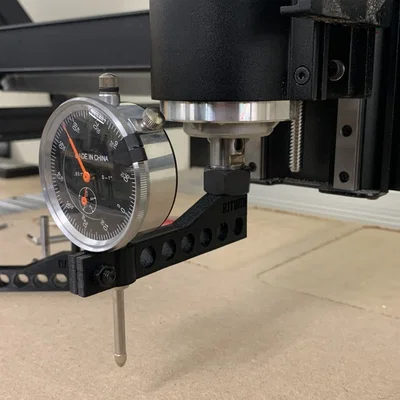 Ngàm tramming đồng hồ so cho CNC X-Carve collet 1/4"