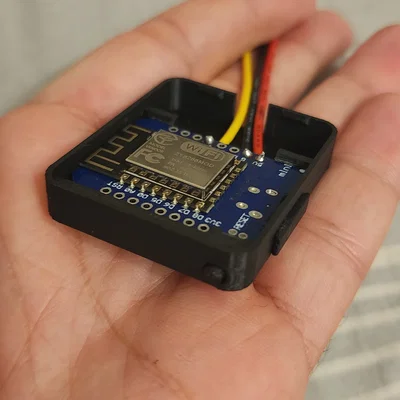 Hộp đựng siêu nhỏ cho ESP8266 D1 mini (Cực gọn và tiện lợi)