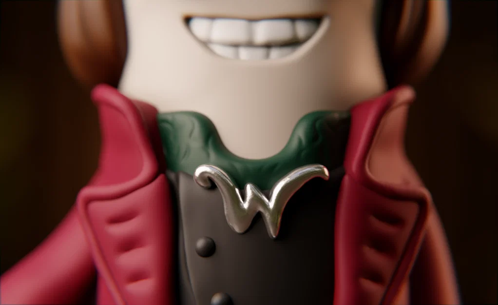 Mô hình Mini Wonka (Willy Wonka) chibi in 3D cực đáng yêu - Image 3