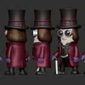 Mô hình Mini Wonka (Willy Wonka) chibi in 3D cực đáng yêu - Thumbnail 5