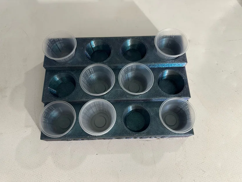 Khay/giá giữ ly sơn 30ml (30ml paint cup holder) - Image 2