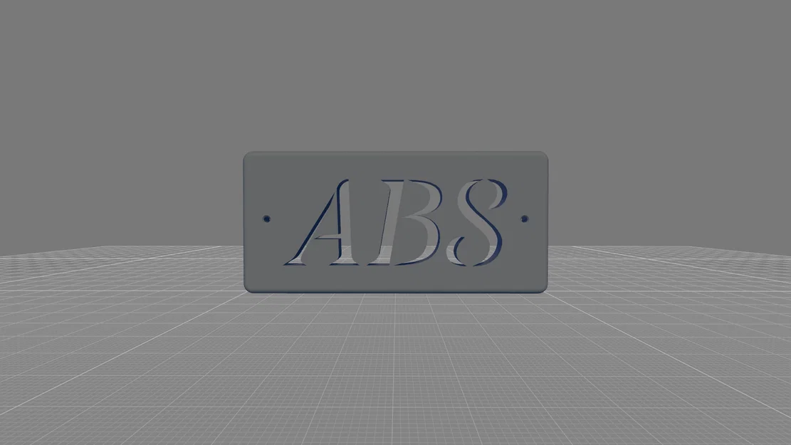 Bảng tên gắn vít in 3D đánh dấu vật liệu ABS chuyên nghiệp - Image 1