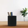 Ống cắm bút hình học hiện đại có khe (Modern Geometric Pen Holder with Slots) - Thumbnail 1