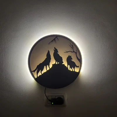 Smart Lamp – Thân đèn cho lamp disk tròn trong suốt, ESP32 + ESPHome