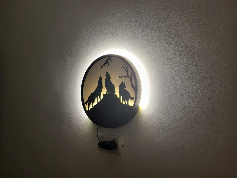 Smart Lamp – Thân đèn cho lamp disk tròn trong suốt, ESP32 + ESPHome - Image 3