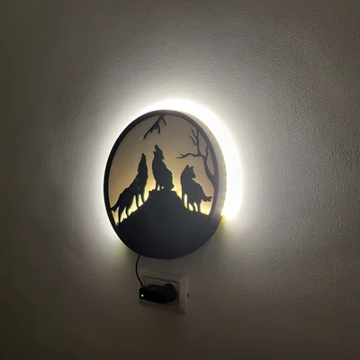 Smart Lamp – Thân đèn cho lamp disk tròn trong suốt, ESP32 + ESPHome