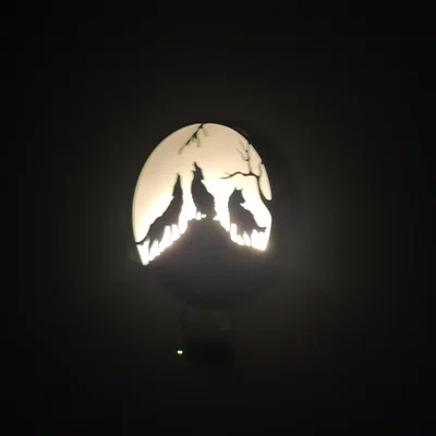 Smart Lamp – Thân đèn cho lamp disk tròn trong suốt, ESP32 + ESPHome