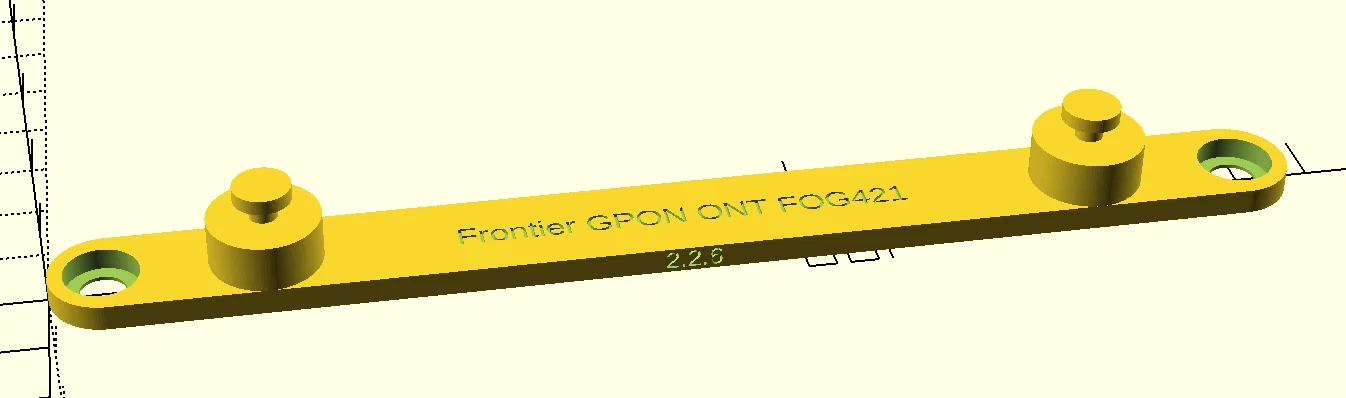 Bracket router Frontier FOG421 ONT cho SMC Leviton/OnQ - Image 1