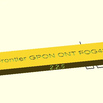 Bracket router Frontier FOG421 ONT cho SMC Leviton/OnQ