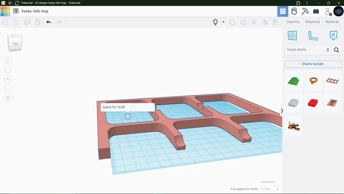 Khay trưng bày slab tiền xu (Slab Palette Numizmatic) in 3D - Image 3