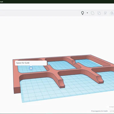 Khay trưng bày slab tiền xu (Slab Palette Numizmatic) in 3D
