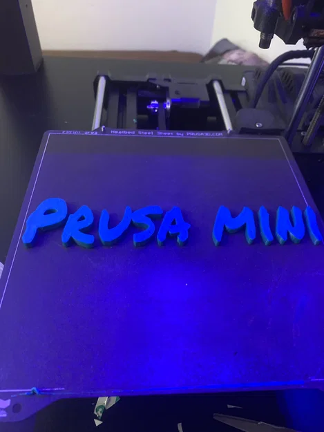 Mô hình trang trí logo Prusa Mini dành cho tín đồ in 3D - Image 1