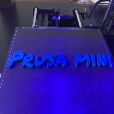 Mô hình trang trí logo Prusa Mini dành cho tín đồ in 3D