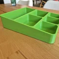 Khay đựng đồ đa năng 6 ngăn có thiết kế vát nghiêng tiện lợi - Thumbnail 2