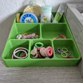 Khay đựng đồ đa năng 6 ngăn có thiết kế vát nghiêng tiện lợi - Thumbnail 5