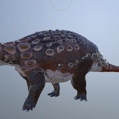 Mô hình 3D khủng long bọc giáp Panoplosaurus Mirus ấn tượng