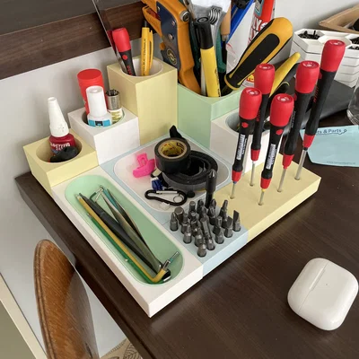Khay đựng mũi vít cho hệ thống Bauhaus Tray - In 3D tiện lợi