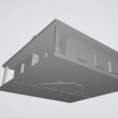 Móc khóa hình ngôi nhà (House Keychain) 3D in cá tính