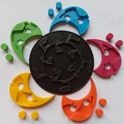 Yin Yang X5 Puzzle V2.0 – Puzzle/Ornament hoa văn Âm Dương