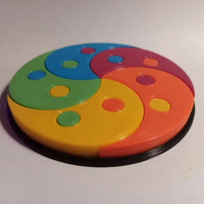 Yin Yang X5 Puzzle V2.0 – Puzzle/Ornament hoa văn Âm Dương