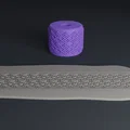 Texture Rollers Art Deco middle Vol.3 (7-9) – Bánh lăn tạo vân 3D - Thumbnail 3