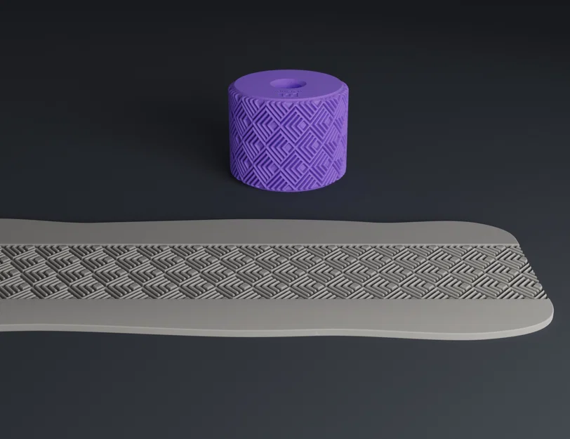 Texture Rollers Art Deco middle Vol.3 (7-9) – Bánh lăn tạo vân 3D - Image 6