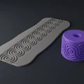 Texture Rollers Art Deco middle Vol.3 (7-9) – Bánh lăn tạo vân 3D - Thumbnail 10