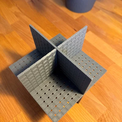Mô hình hệ tọa độ 3D lắp ghép thông minh