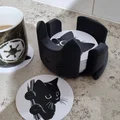 Khay đựng lót ly hình mèo (Cat Coaster Holder) - Thumbnail 1