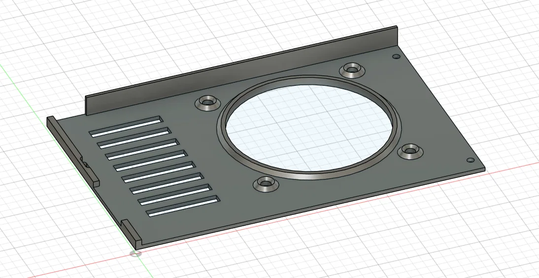 Nắp bảo vệ quạt 80mm cho bo mạch chủ máy in 3D Creality CR-6 SE - Image 1