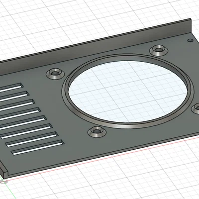 Nắp bảo vệ quạt 80mm cho bo mạch chủ máy in 3D Creality CR-6 SE