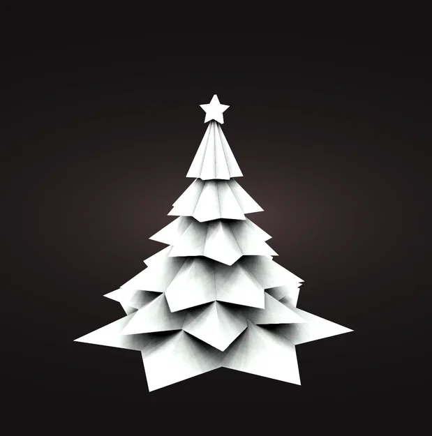 Cây Thông Noel Low Poly (CHRISTMAS TREE LOW POLY) - Image 1