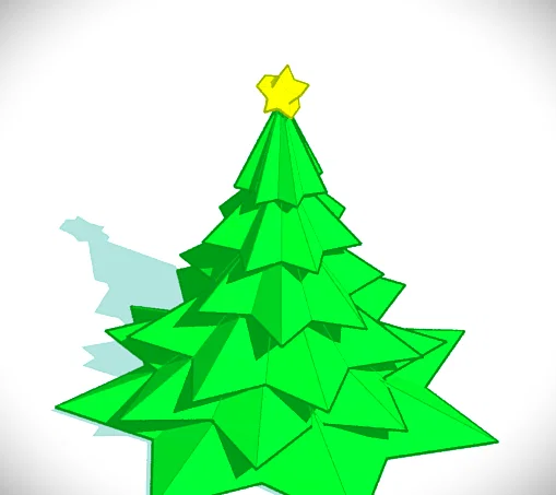 Cây Thông Noel Low Poly (CHRISTMAS TREE LOW POLY) - Image 2
