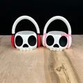 Khay đựng đồ Skull With Headset (Đầu lâu đeo tai nghe) độc đáo - Thumbnail 1