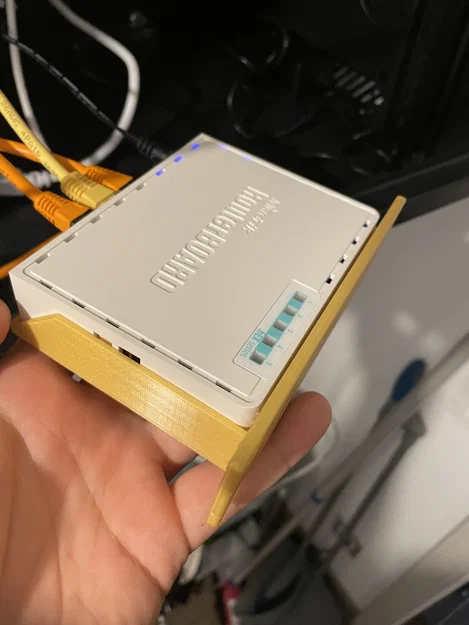 Giá đỡ Rack 19 inch cho Mikrotik Routerboard (hEX series) - Image 3