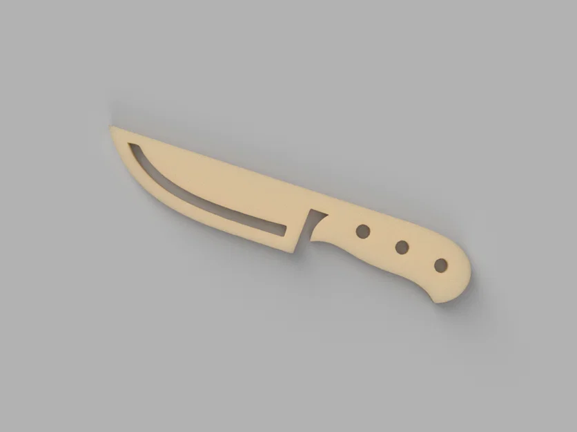 Mô hình dao mini Just Knife in 3D siêu cute cho bàn làm việc - Image 1