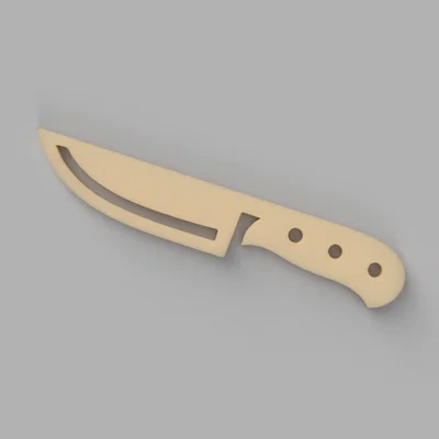 Mô hình dao mini Just Knife in 3D siêu cute cho bàn làm việc