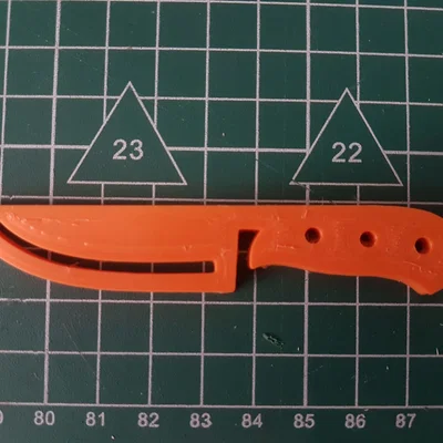 Mô hình dao mini Just Knife in 3D siêu cute cho bàn làm việc