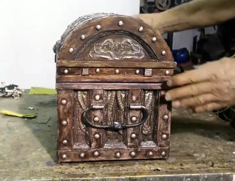Trang trí Rương Davy Jones (Octopus STL files) - Image 2